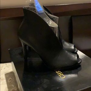 Brand New Christian Siriano Black Booties Size 6